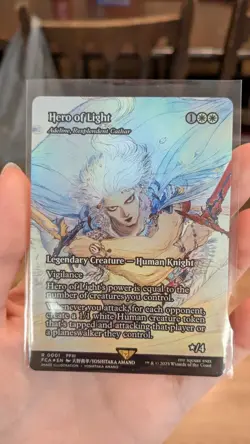 MTG Final Fantasy: Hero of Light - Adeline, Resplendent Cathar (Showcase Foil) - Image 1