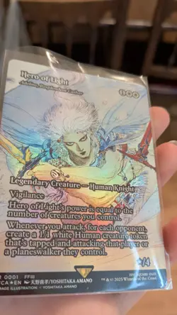 MTG Final Fantasy: Hero of Light - Adeline, Resplendent Cathar (Showcase Foil) - Image 2