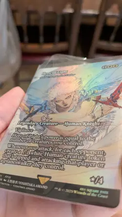 MTG Final Fantasy: Hero of Light - Adeline, Resplendent Cathar (Showcase Foil) - Image 7