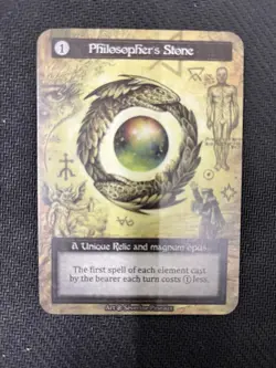 Sorcery Contested Realm Beta Philosopher's Stone Unique- Non-Foil [Pack Fresh] - Image 1