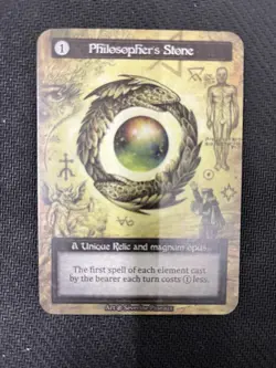 Sorcery Contested Realm Beta Philosopher's Stone Unique- Non-Foil [Pack Fresh] - Image 4