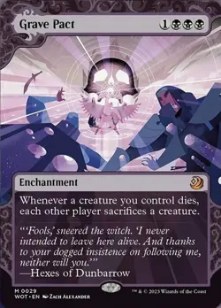 Grave Pact NM, English MTG Wilds of Eldraine Set - Image 2