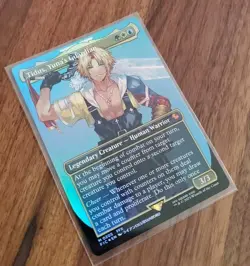 MTG Tidus, Yuna's Guardian Borderless Foil FIC #205 - Image 3