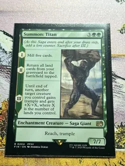 1x Summon: Titan NM Eng MTG - Final Fantasy - Image 10