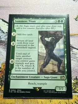 1x Summon: Titan NM Eng MTG - Final Fantasy - Image 11