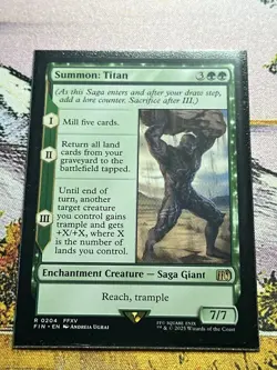 1x Summon: Titan NM Eng MTG - Final Fantasy - Image 13