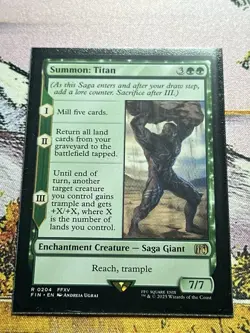 1x Summon: Titan NM Eng MTG - Final Fantasy - Image 14