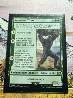 1x Summon: Titan NM Eng MTG - Final Fantasy - Image 15