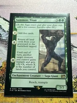 1x Summon: Titan NM Eng MTG - Final Fantasy - Image 16