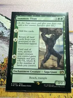 1x Summon: Titan NM Eng MTG - Final Fantasy - Image 17