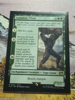 1x Summon: Titan NM Eng MTG - Final Fantasy - Image 19