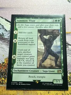 1x Summon: Titan NM Eng MTG - Final Fantasy - Image 21