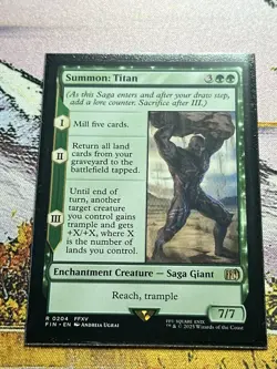 1x Summon: Titan NM Eng MTG - Final Fantasy - Image 23