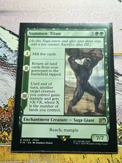 1x Summon: Titan NM Eng MTG - Final Fantasy - Image 7