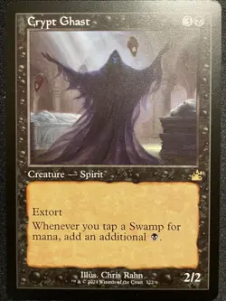 Crypt Ghast (Retro Frame) - Near Mint MTG Ravnica Remastered NM - Image 1