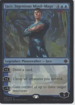 MTG Ixalan #280 Jace, Ingenious Mind-Mage Moderately played tcg - Image 1
