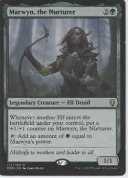 MTG Dominaria #172 Marwyn, the Nurturer Moderately played tcg - Image 1