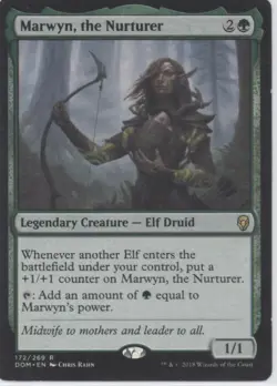 MTG Dominaria #172 Marwyn, the Nurturer Moderately played tcg - Image 3