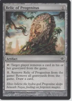 MTG Shards of Alara #218 Relic of Progenitus Lightly played tcg - Image 3