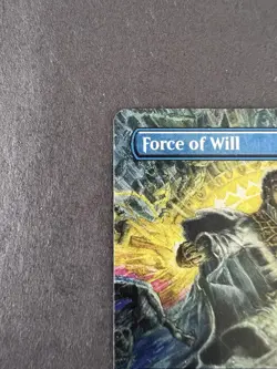 NM Borderless Force of Will, Dominaria Remastered, Magic the Gathering, 418 - Image 4