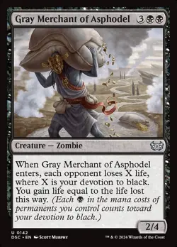 NM Gray Merchant of Asphodel, MTG, Duskmourn Commander, Magic the Gathering, 142 - Image 1