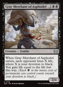 NM Gray Merchant of Asphodel, MTG, Duskmourn Commander, Magic the Gathering, 142 - Image 2