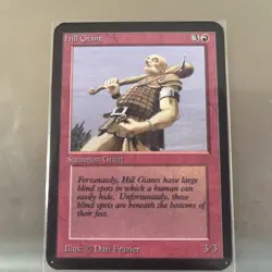 Hill Giant Alpha Edition MTG NM - Image 1
