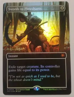 Swords to Plowshares (Borderless) Special Guests Foil - Image 1