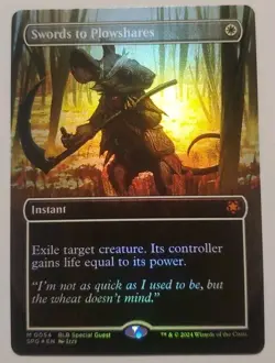 Swords to Plowshares (Borderless) Special Guests Foil - Image 3