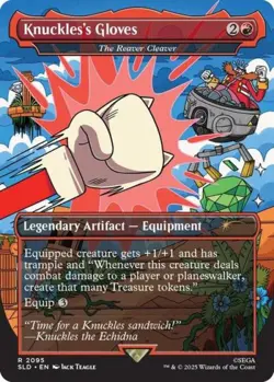 Knuckles's Gloves - The Reaver Cleaver - Near Mint MTG Secret Lair - Image 2