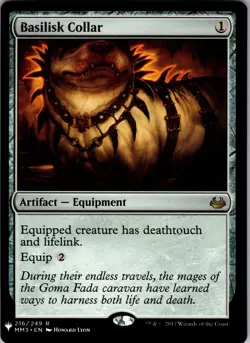 Basilisk Collar (MM3) The List Reprints Rare NM Magic: The Gathering 216 Normal - Image 1