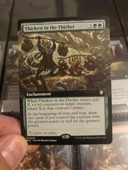 Thickest in the Thicket ~ Bloomburrow [ Extended Art Rare • NM MTG ] - Image 2