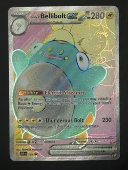 Pokémon TCG - Iono's Bellibolt ex SVP 194 - Scarlet & Violet Promos - Full Art - Image 1