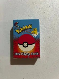 Pokémon Bicycle Mini Playing Cards Red 1999 Complete With Box Very Rare - Image 1