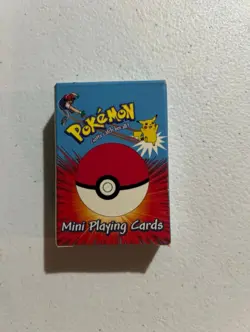 Pokémon Bicycle Mini Playing Cards Red 1999 Complete With Box Very Rare - Image 3