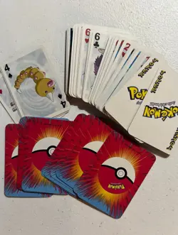 Pokémon Bicycle Mini Playing Cards Red 1999 Complete With Box Very Rare - Image 4