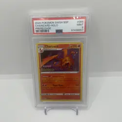 PSA 9 Charizard SWSH066 Vivid Voltage Pre-release Promo Pokemon Card - Image 2