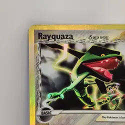 Pokemon Rayquaza 13/113 Ex Delta Species Holo Rare MP - Image 13