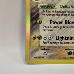 Pokemon Rayquaza 13/113 Ex Delta Species Holo Rare MP - Image 4