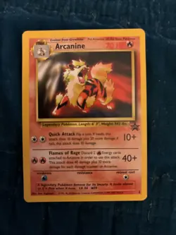 Pokémon TCG Arcanine Black Star Promos #6 2000 Regular Promo Card - Image 1