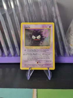 (2) Pokemon Cards: Base Set Shadowless Common: Gastly 50/102 - Image 4