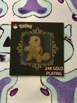 Squirtle 24k Gold Plated Sticker Pokemon - Image 2