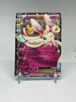 Pokémon SYLVEON EX Card RC21/RC32 Rare Full Art Holo Generations - DMG - Image 3