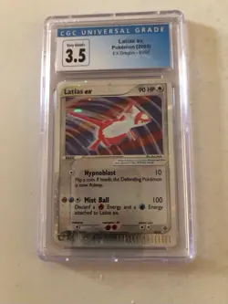 CGC Pokémon - Latias ex Pokemon (2003) EX Dragon #93/97 Holo CGC 8 NM/MINT - Image 5