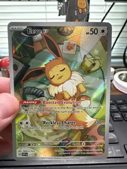 Pokemon Eevee Prismatic Evolutions Scarlet & Violet Promo Card 173/189 - Image 3