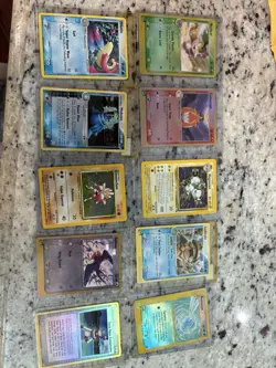 Pokemon TCG Holo Lot of Cards -10- Cards Near Mint Condition No Duplicates - Image 1