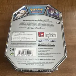 POKEMON 2017 Legends of Alola Solgaleo GX - Factory Sealed Collector Tin - Image 2