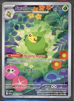 Pokemon Cards - Swadloon 088/086 - White Flare FA eBay Live Jul 29th 8:30pm - Image 1