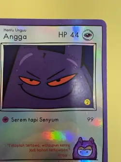 Pokkedo Set V2 - Angga (Gengar) 58/60 HOLO Pokemon Art Card Very Rare NM/M - Image 6