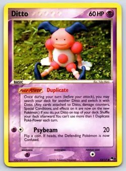 Ditto (Mr Mime) - POP Series 3 12/17 Vintage Yuka Morii Pokemon Card LP - Image 3